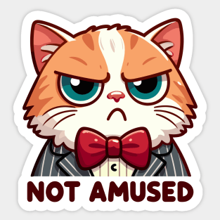 Not Amused: Grumpy Cat Sticker